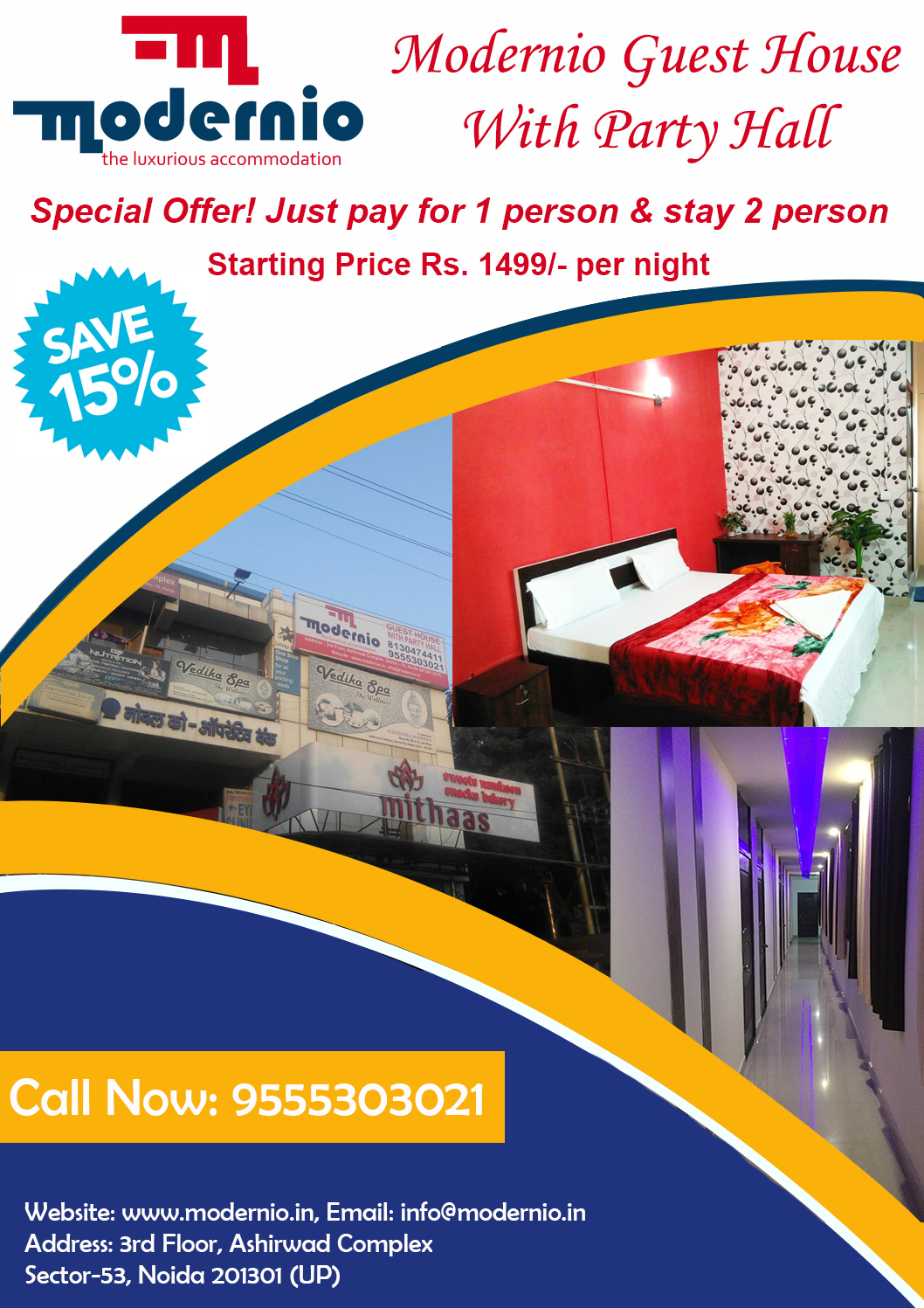 Modernio Guest House Offers!